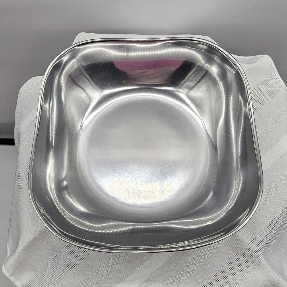 Wilton Armetale Boston MD Bowl Silver‎ Polished Square 109284 Made in USA